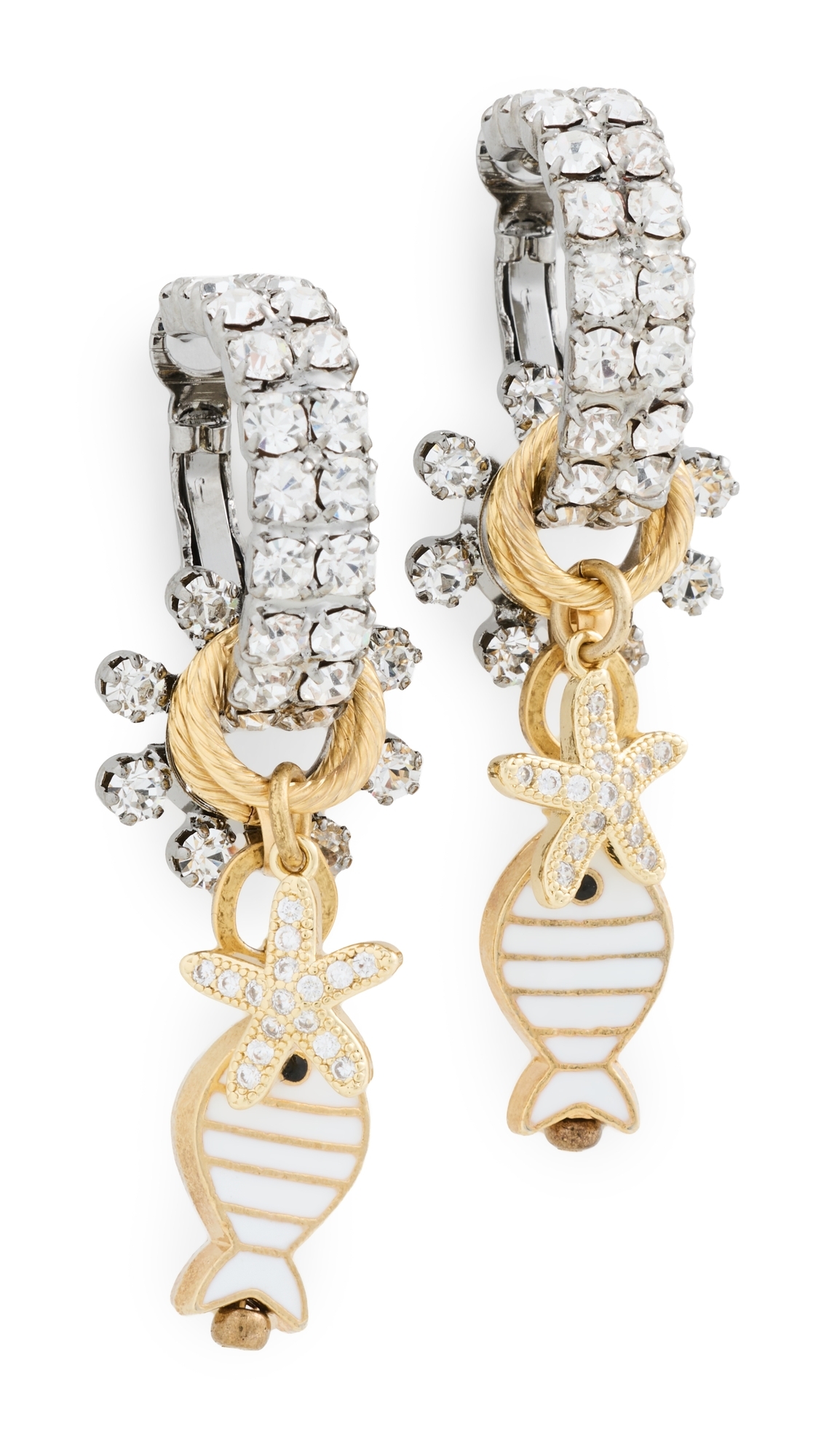 Muriel Earrings White One Size