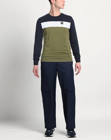Man Sweatshirt Midnight blue Size XXL Cotton