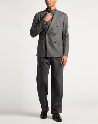 Man Blazer Grey Size 42 Virgin Wool, Polyester, Elastane