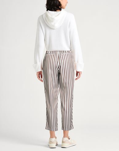 Woman Pants Chocolate brown Size 10 Lyocell