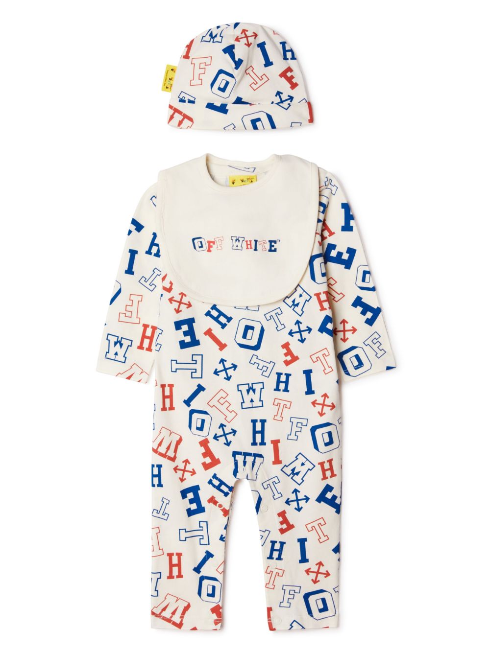 Graphic-print romper set