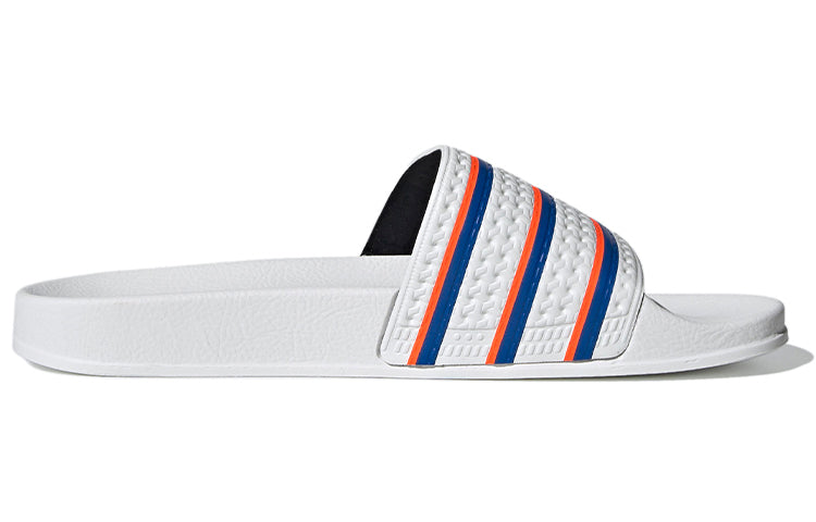 Adilette Slides 'White Blue Solar Red'