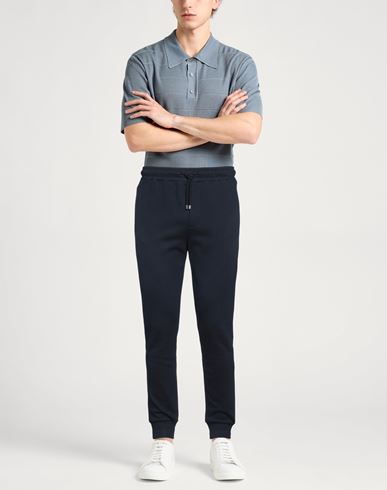 Etro Man Pants Midnight blue Size S Cotton, Nylon, Polyester, Elastane