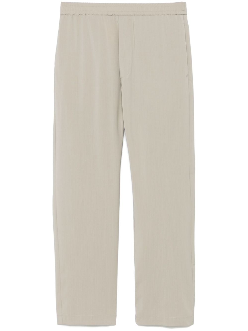 Virgin-wool straight-leg trousers - Blue