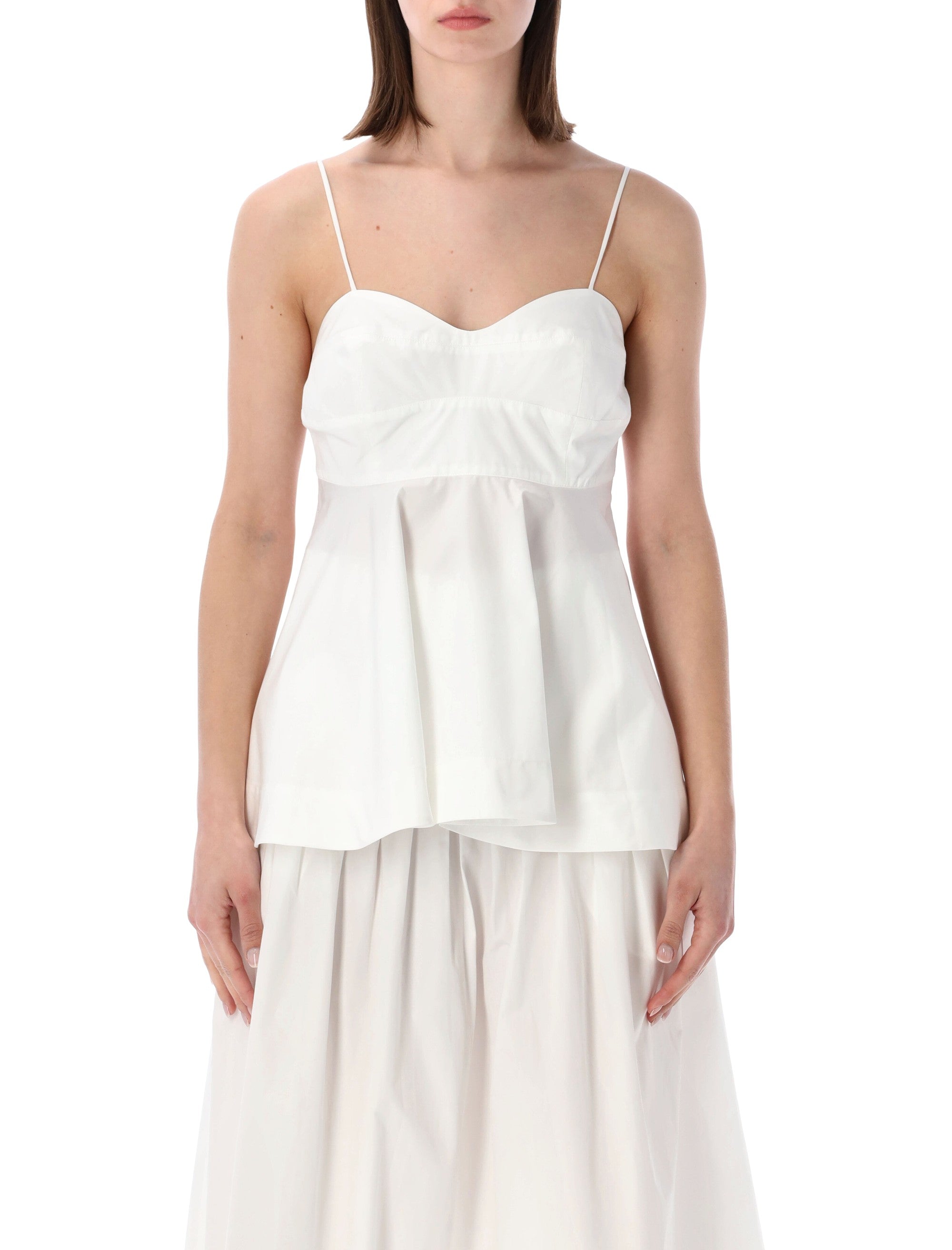 Sculptural Cotton Top