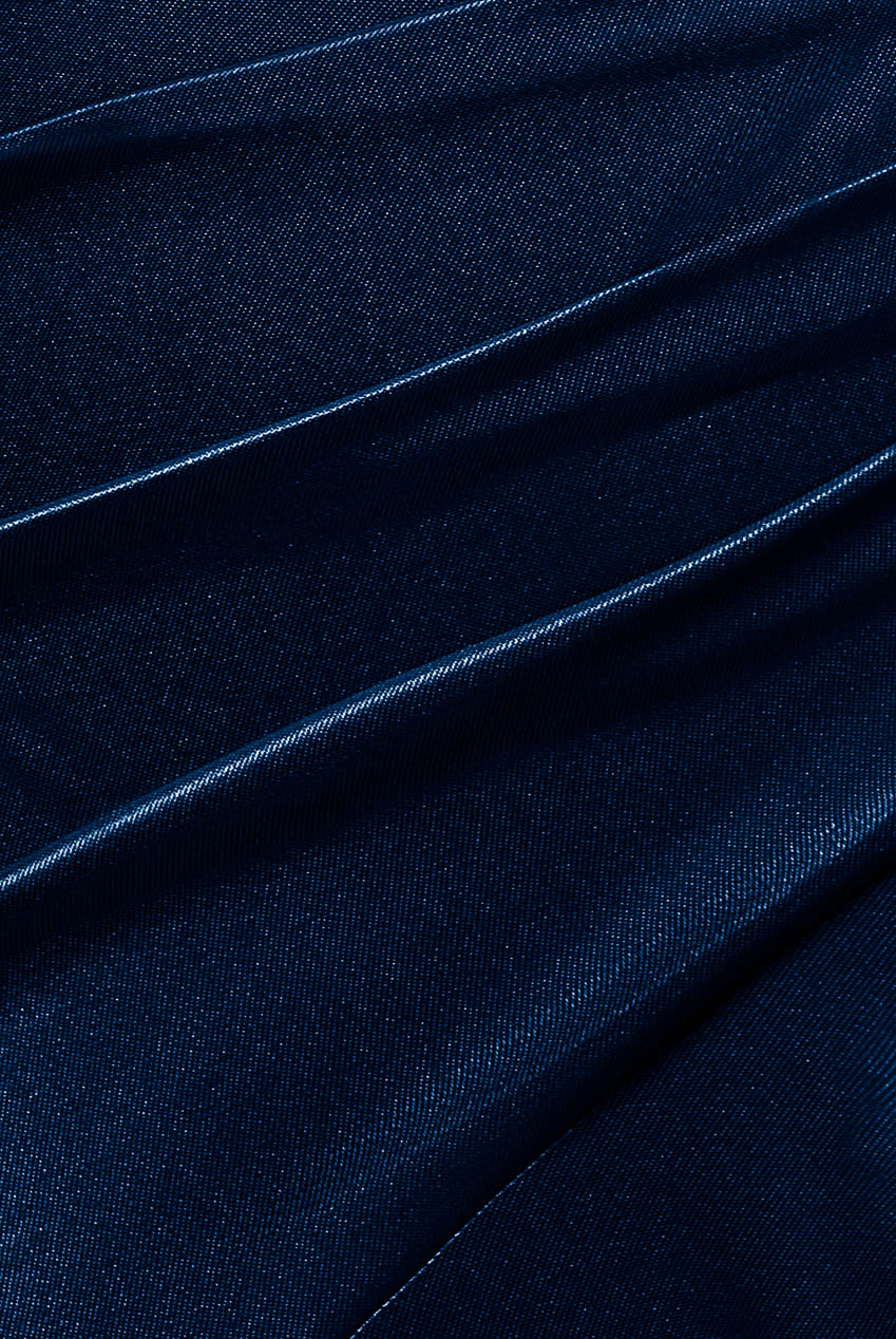 Goddiva Satin Off Shoulder Pleated Maxi Dress - Navy Blue