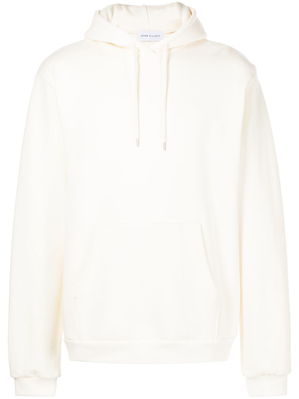 Pullover cotton hoodie - White