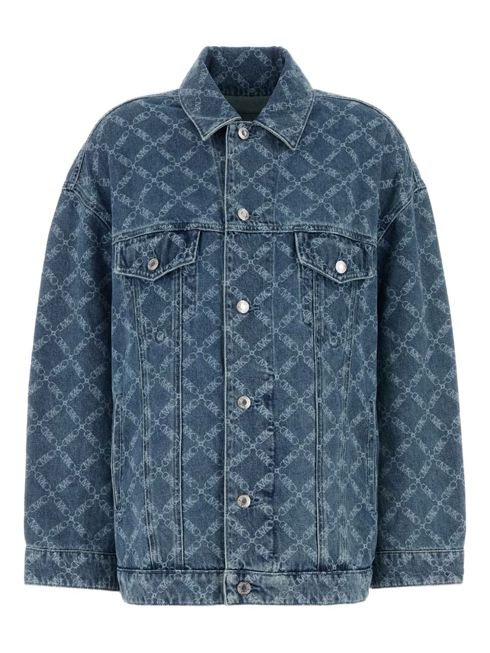 Michael Michael Kors printed denim jacket - Blue