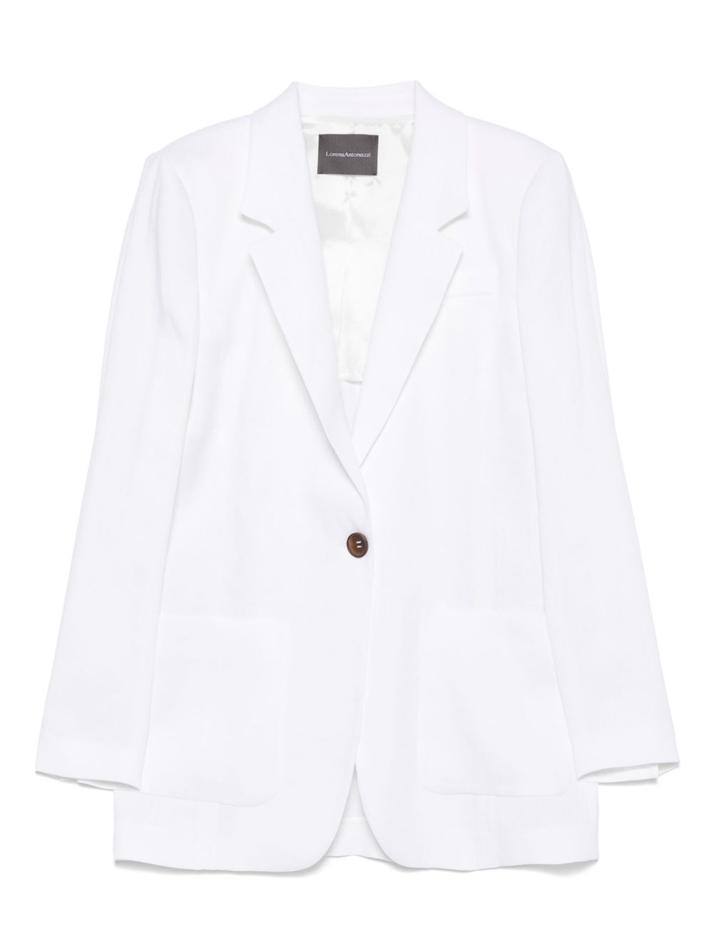 Lorena Antoniazzi single-breasted blazer - White