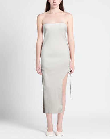 Woman Midi dress Ivory Size 4 Cotton, Elastane