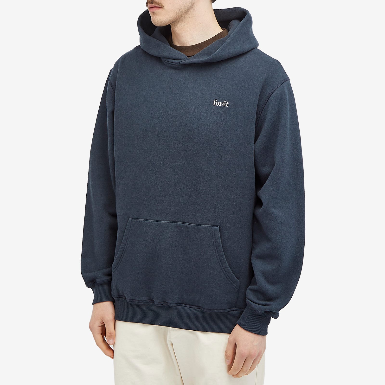 Men's Noon Hoodie in Navy, Size Medium