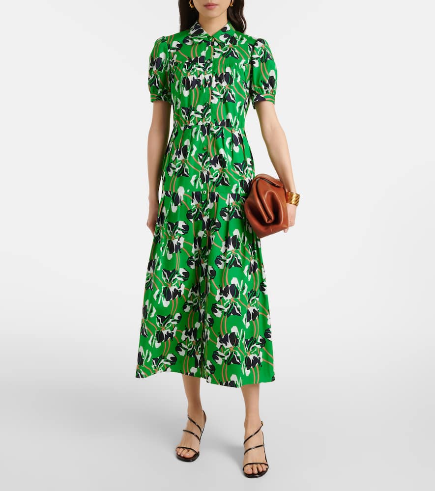 Jonah printed cotton maxi dress