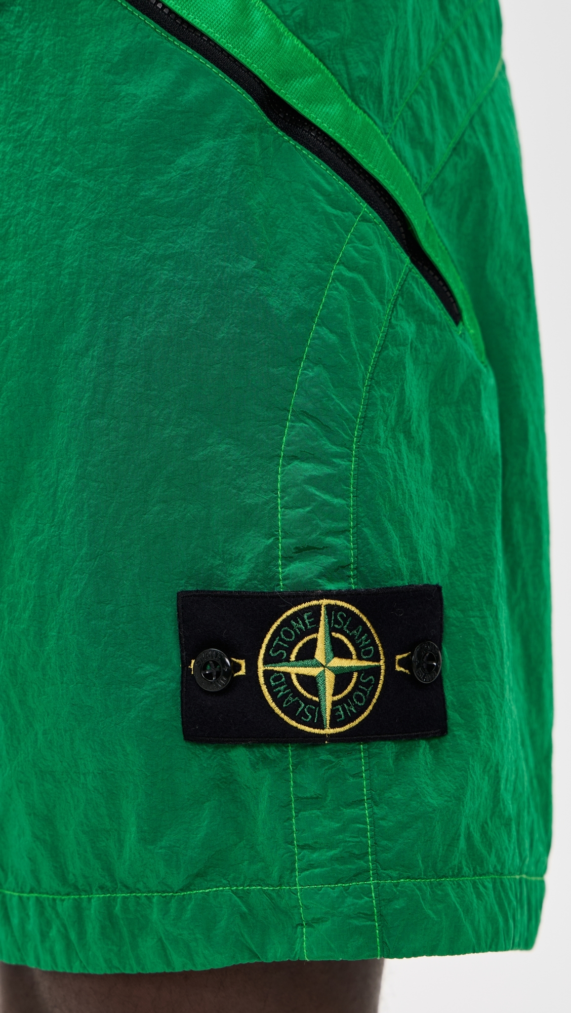 Nylon Metal Shorts Malachite