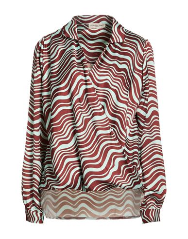 Première Dame Woman Top Brown Size S Polyester