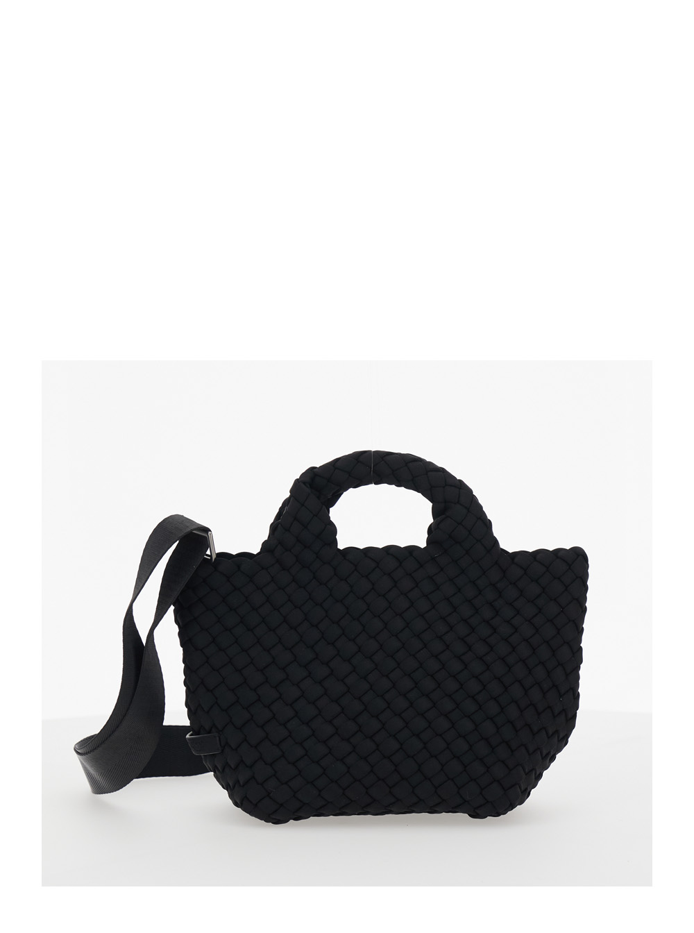 St Barths Mini Handbag with Adjustable and Removable Shoulder Strap Internal Zip Pouch in Black Ecoleather for Women Hand Bags - Women