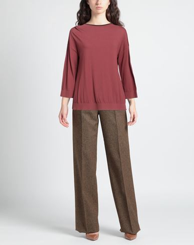 Liviana Conti Woman Sweater Brick Size 10 Viscose, Polyamide