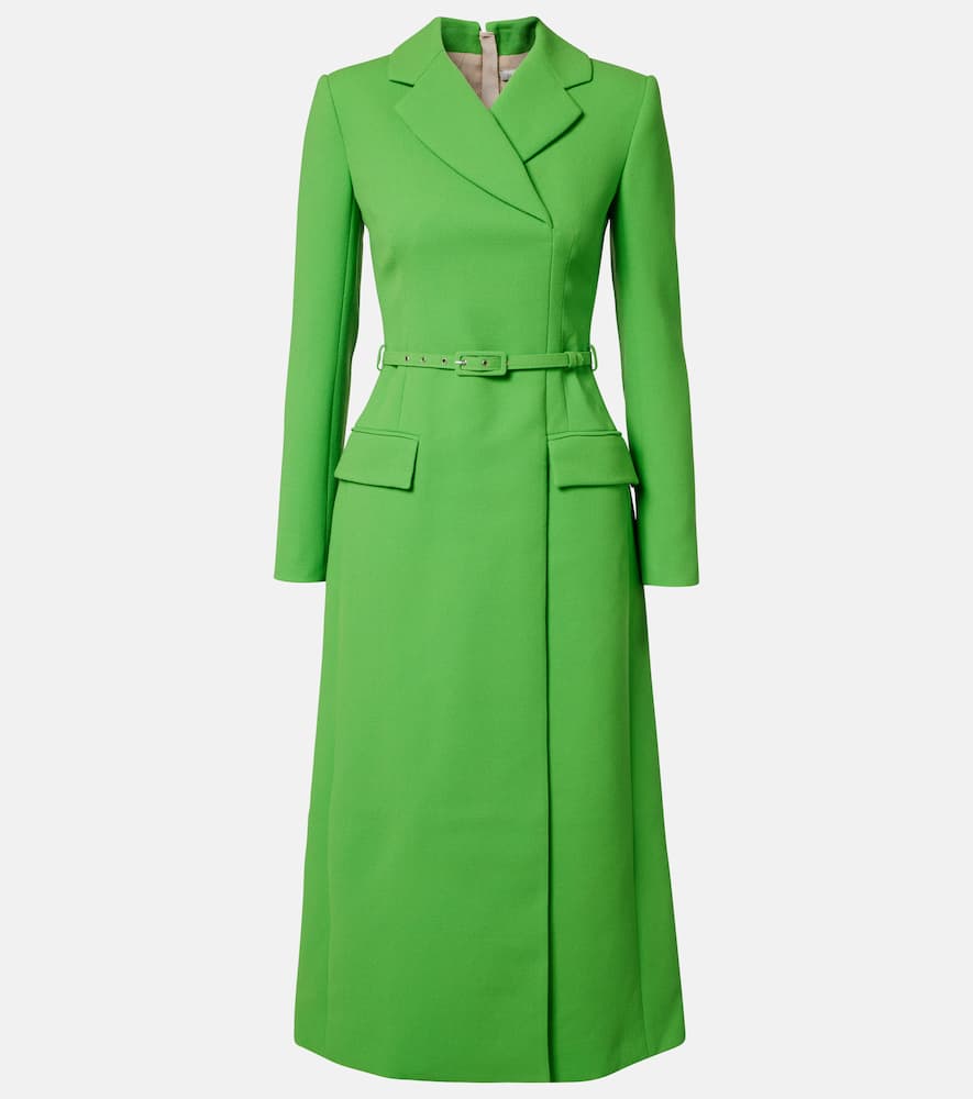 Kalonice wool crêpe midi dress