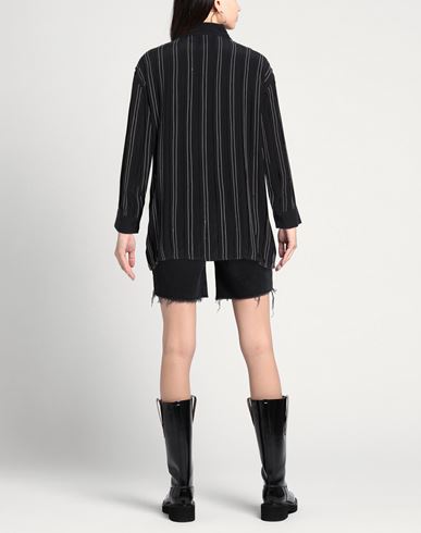 Woman Shirt Black Size M Silk