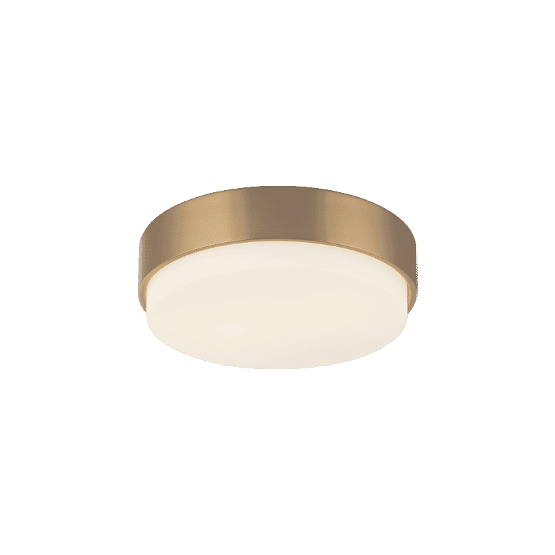 Matteo Quintz 2-Light Ceiling Light In Aged Gold Bra