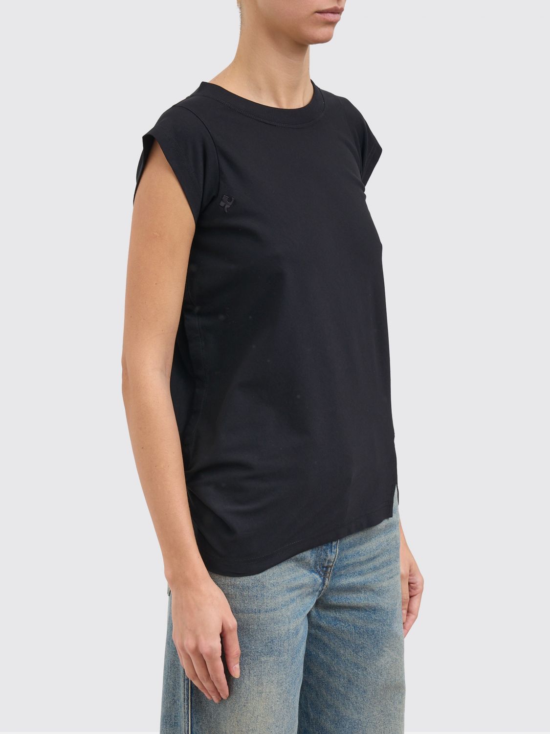 T-Shirt COURRÈGES Woman color Black