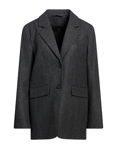 Woman Blazer Grey Size 8 Recycled wool