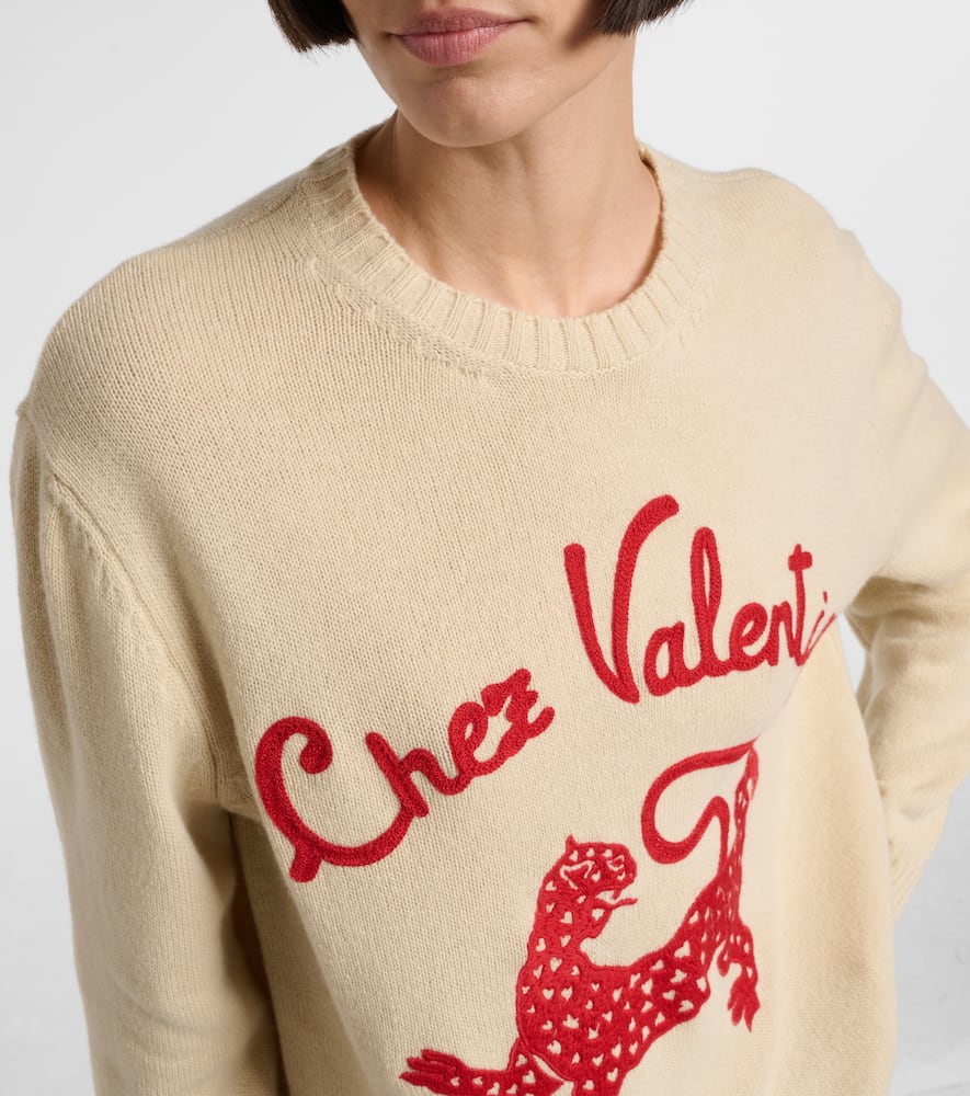 Chez virgin wool top