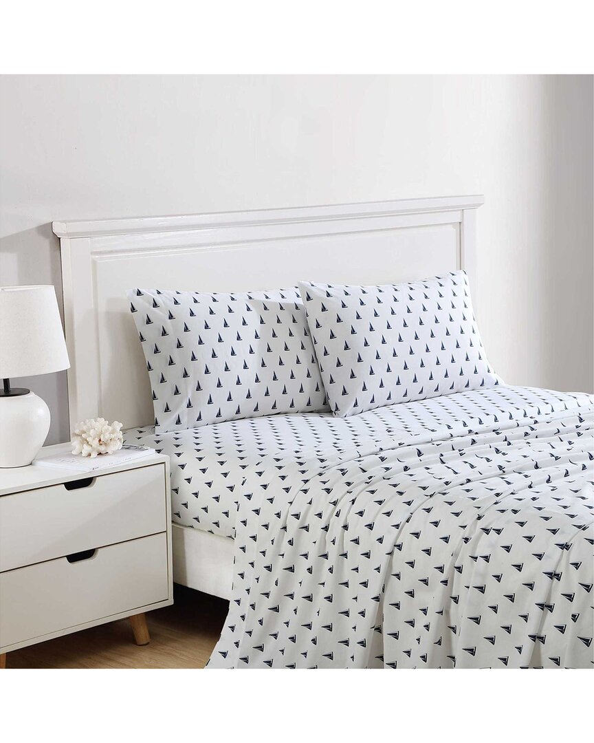200 Thread Count Windtale Boat Cotton Percale Sheet Set