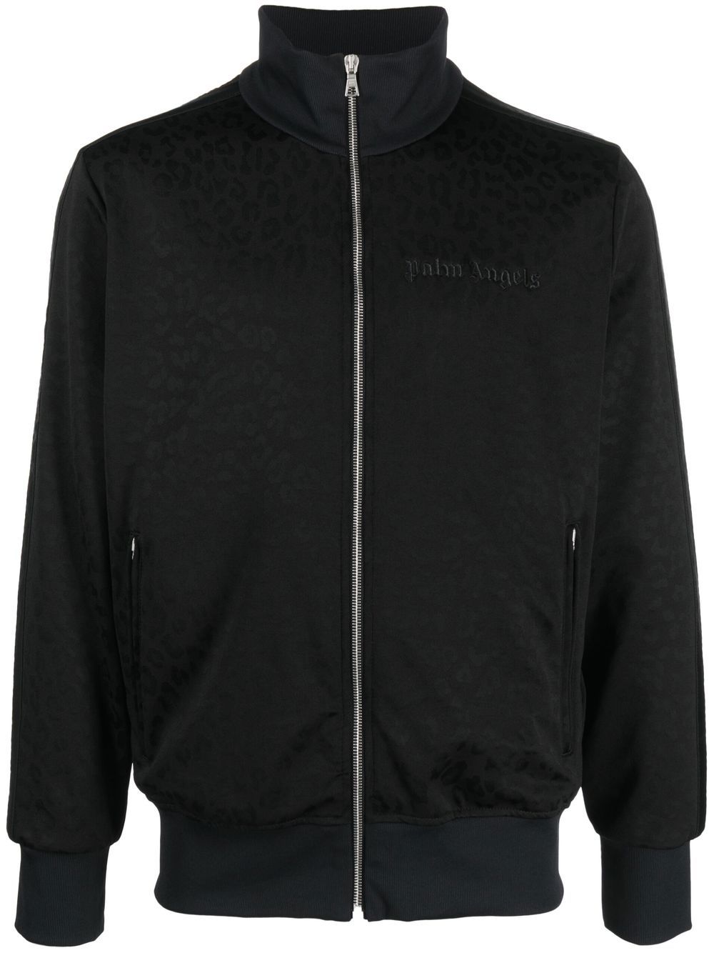 Logo-print track jacket - Black