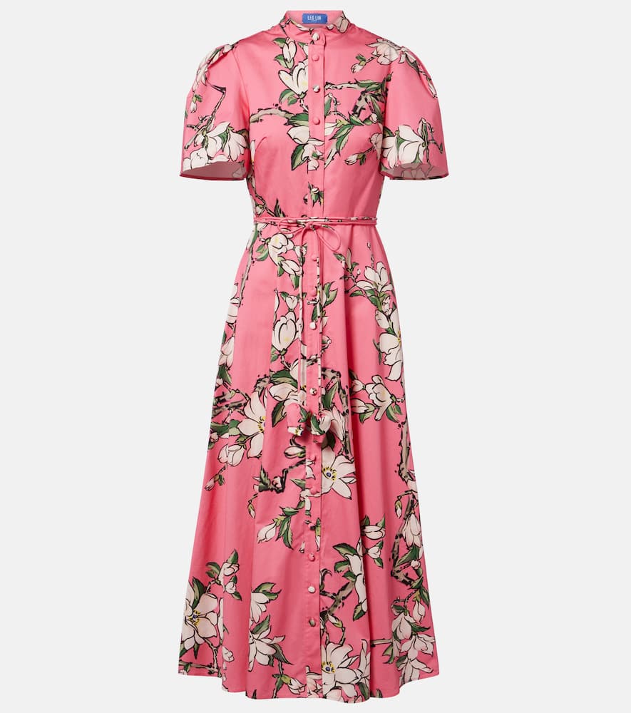 Bianca floral cotton shirt dress