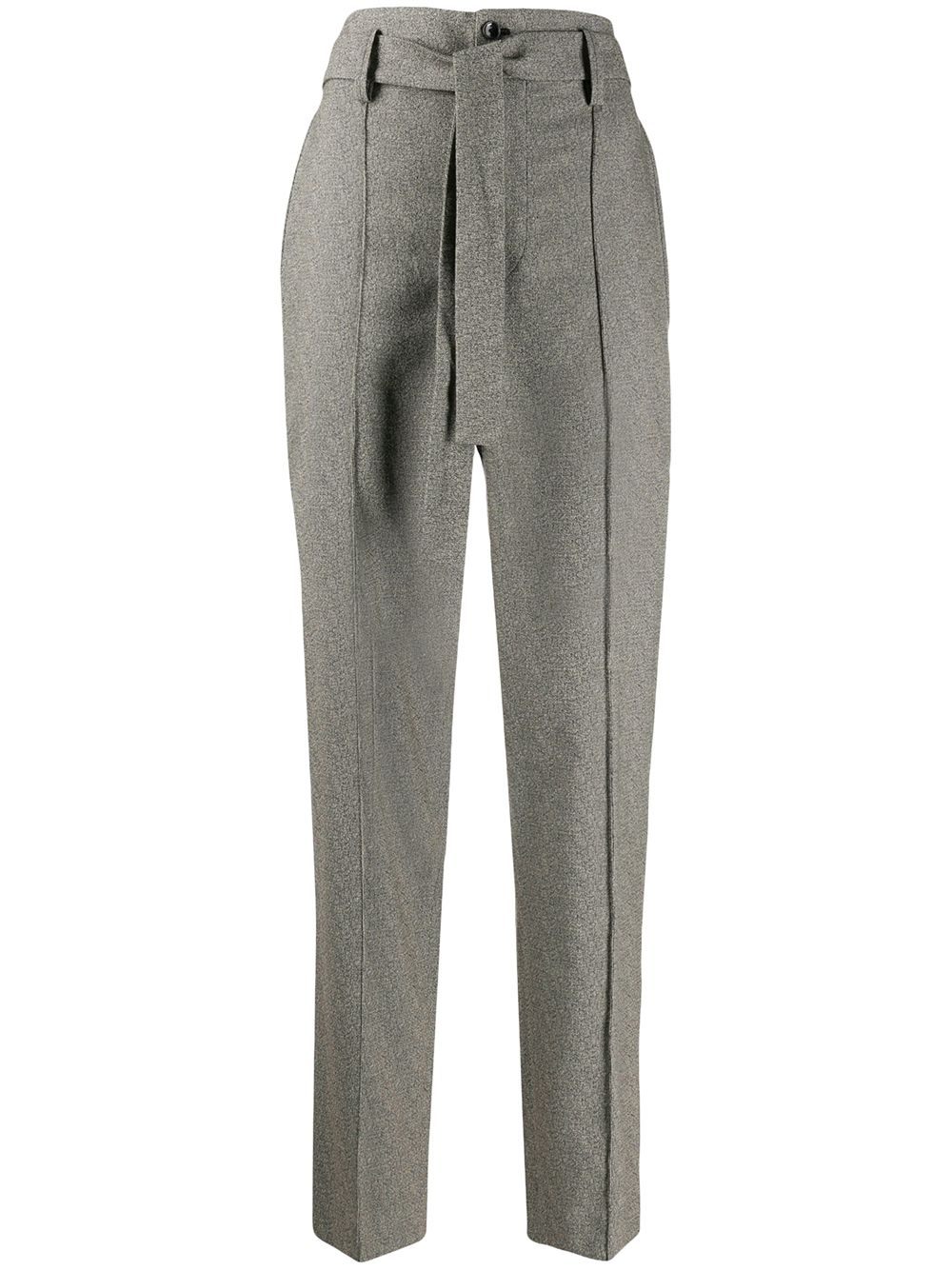 Emilia high-waisted trousers - Grey