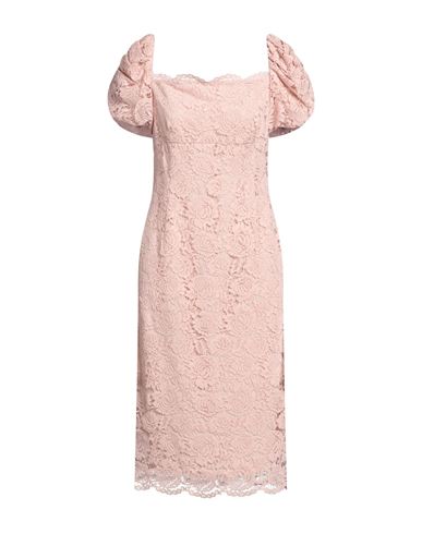Woman Midi dress Blush Size 14 Cotton, Polyamide, Viscose, Elastane