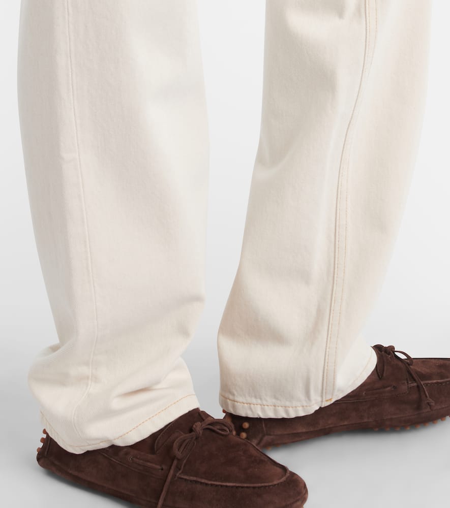 High-rise straight jeans