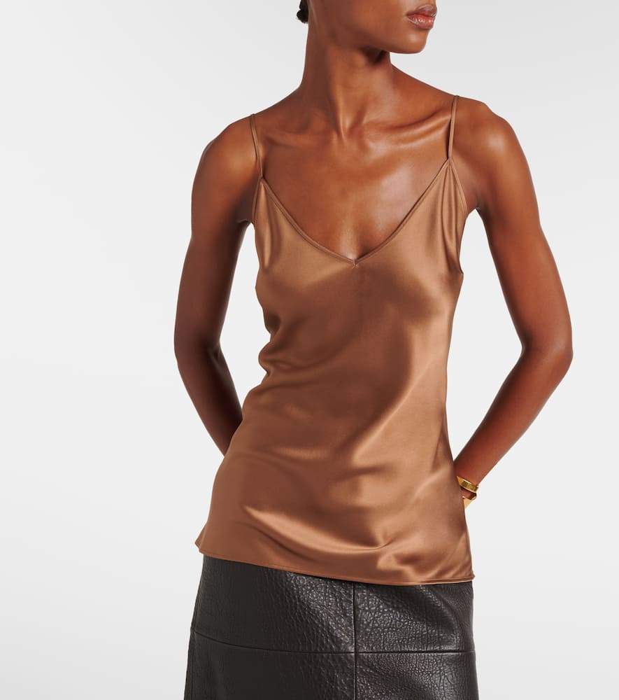 Clea silk satin camisole