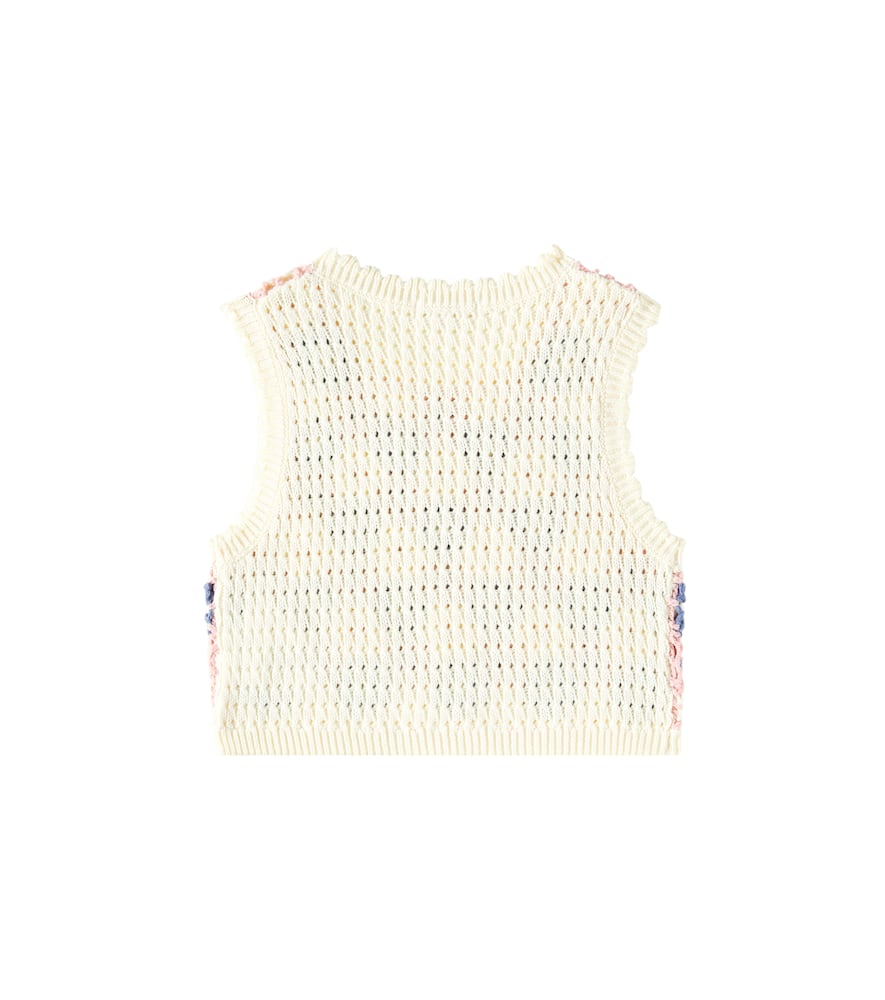 Rynia cotton-blend vest