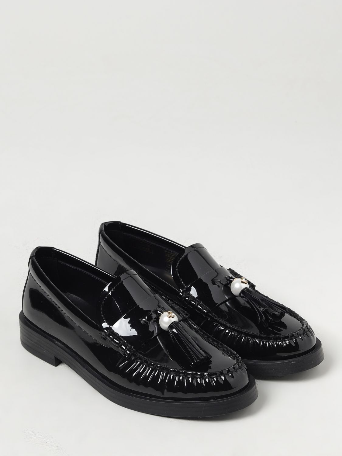Loafers Woman color Black
