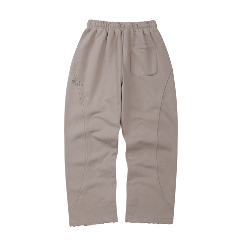 Side surfboard damage washing sweat pants