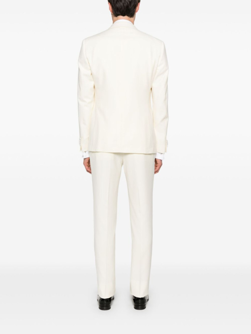 White Three-piece Suit