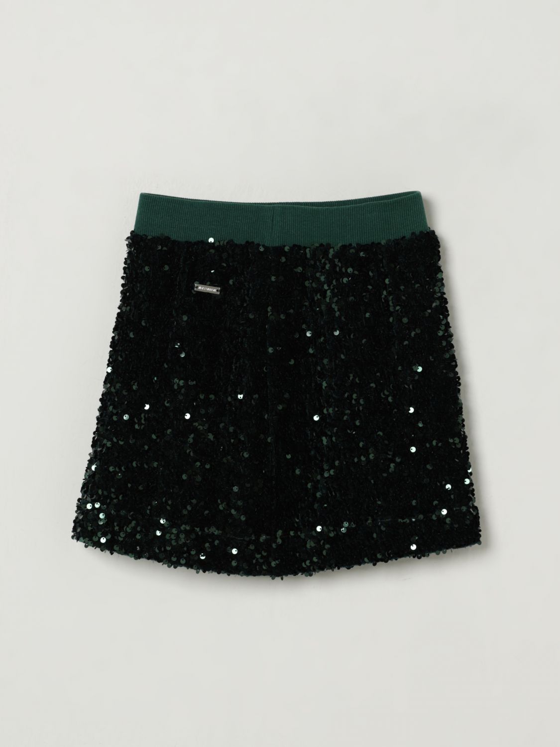 Sequinned skirt - Green