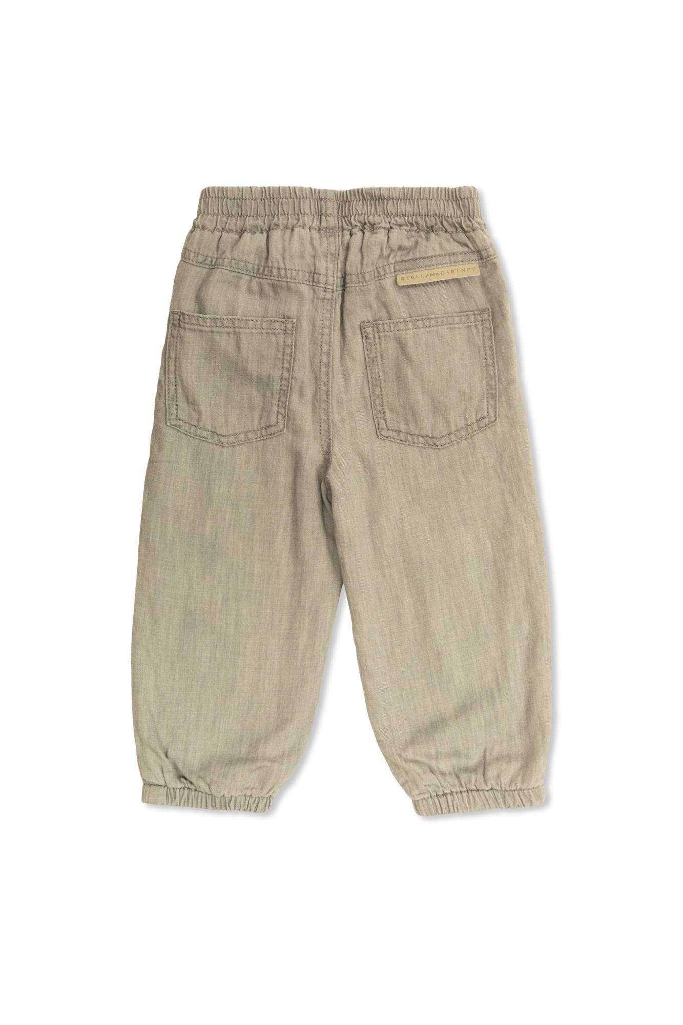 Trousers With Print, Unisex, Grey