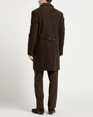 Man Coat Chocolate brown Size 38 Cotton