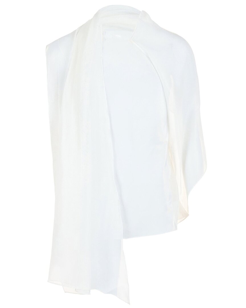 Asymmetrical Shawl Blouse