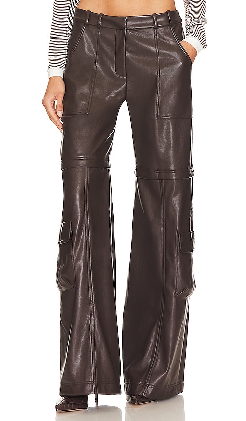 Amanda Uprichard Lucas Pants in Black. XL. Also in L