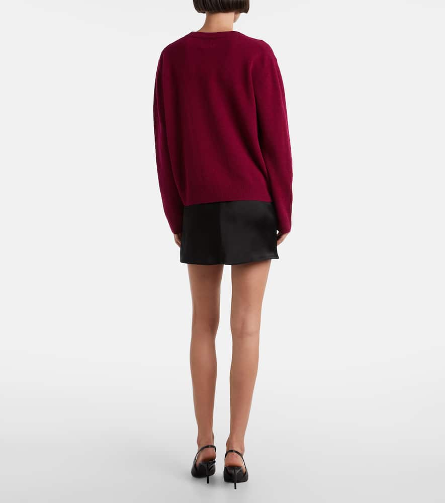 Barb satin miniskirt