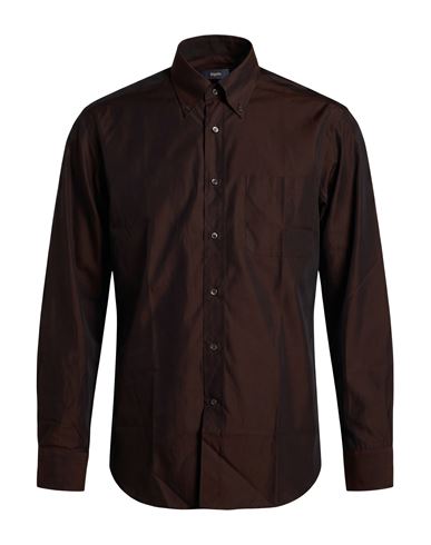 Man Shirt Dark brown Size 16 ½ Cotton