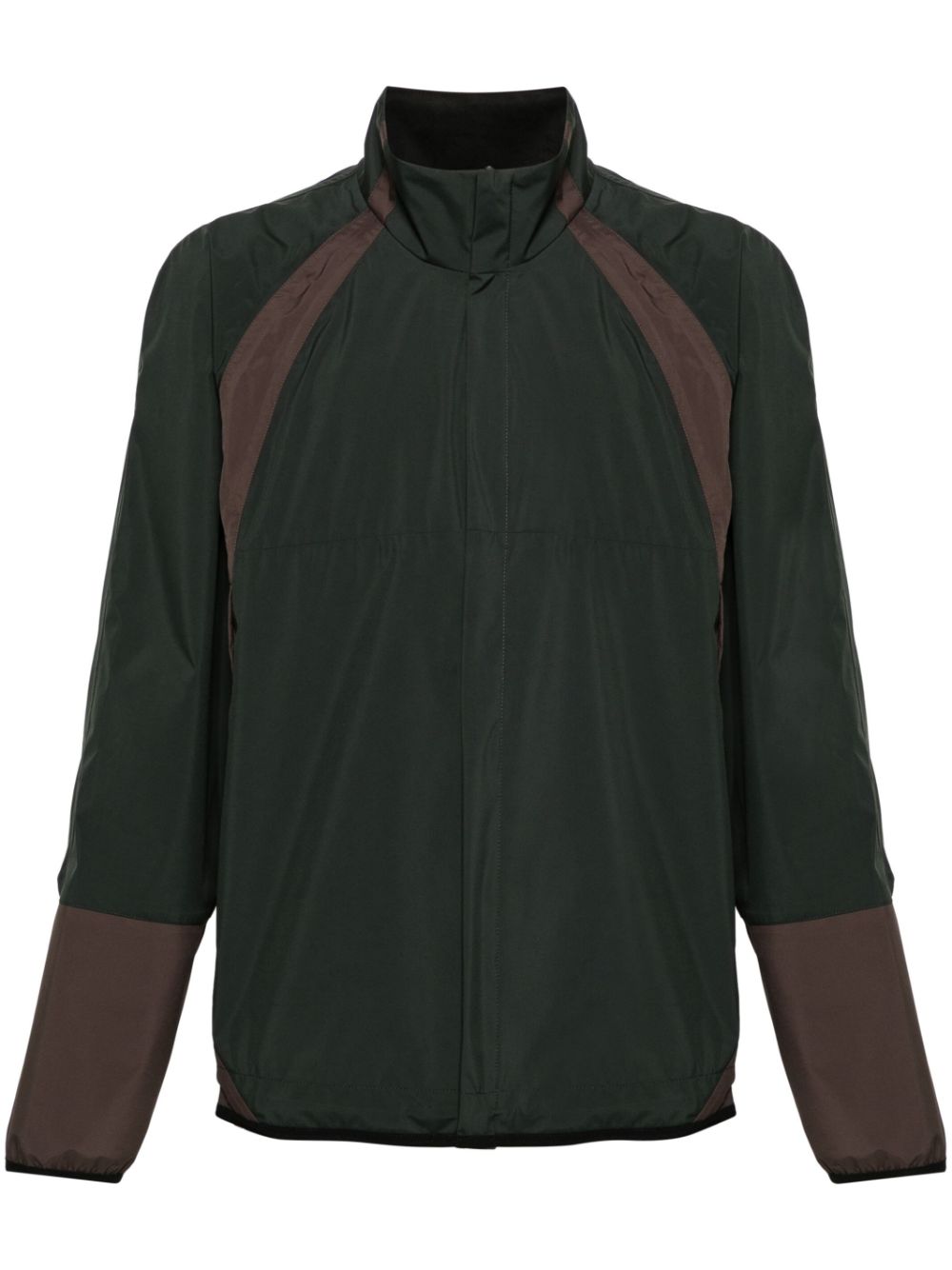 Recycled-polyester windbreaker - Green