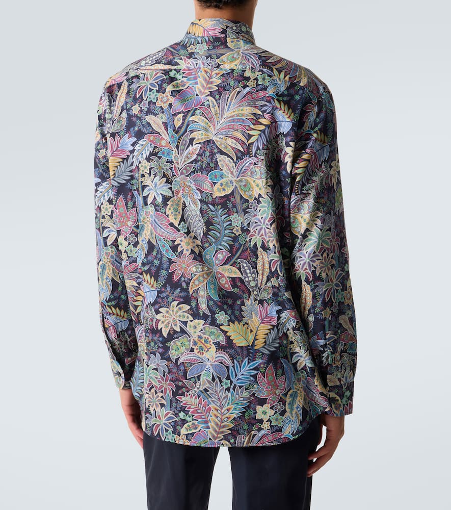 Paisley cotton poplin shirt