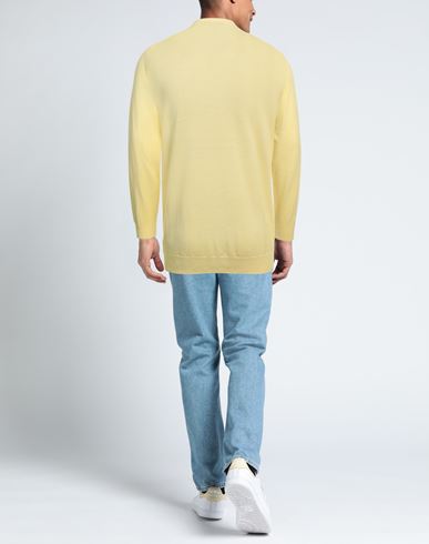 Man Sweater Yellow Size 40 Merino Wool