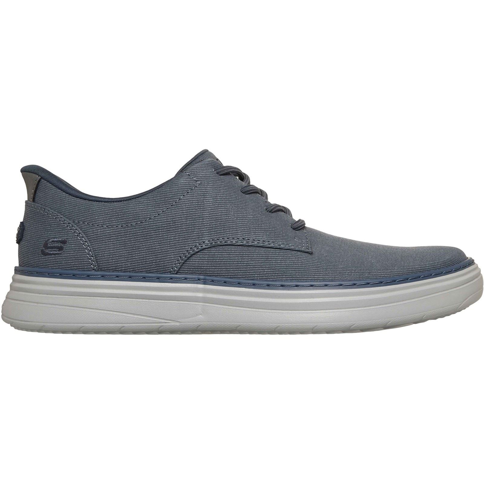 Skechers Hyland Justino Textile Men's Navy Lace-Up Shoe