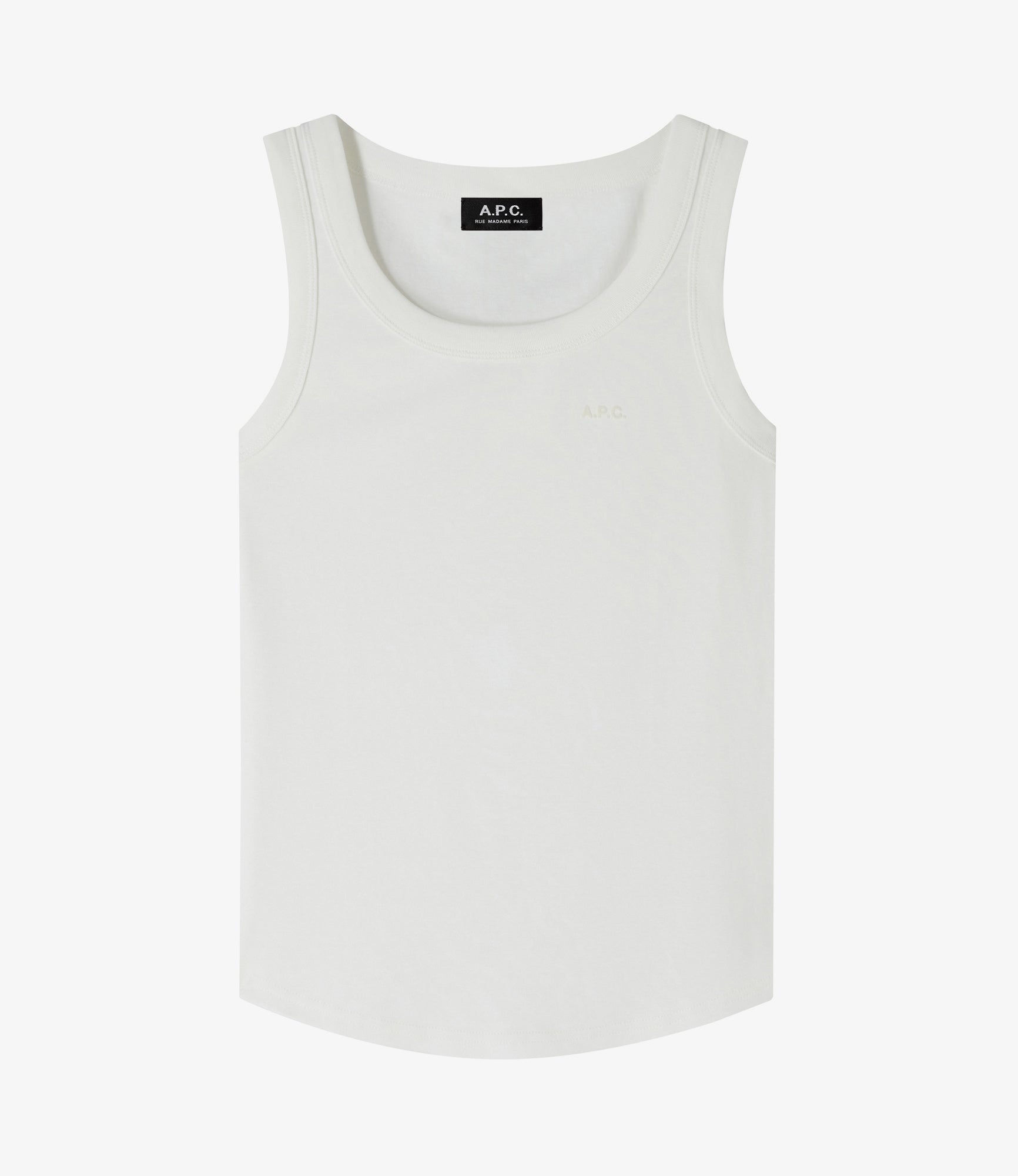 A. P.C. Agathe tank top XS AAB - White