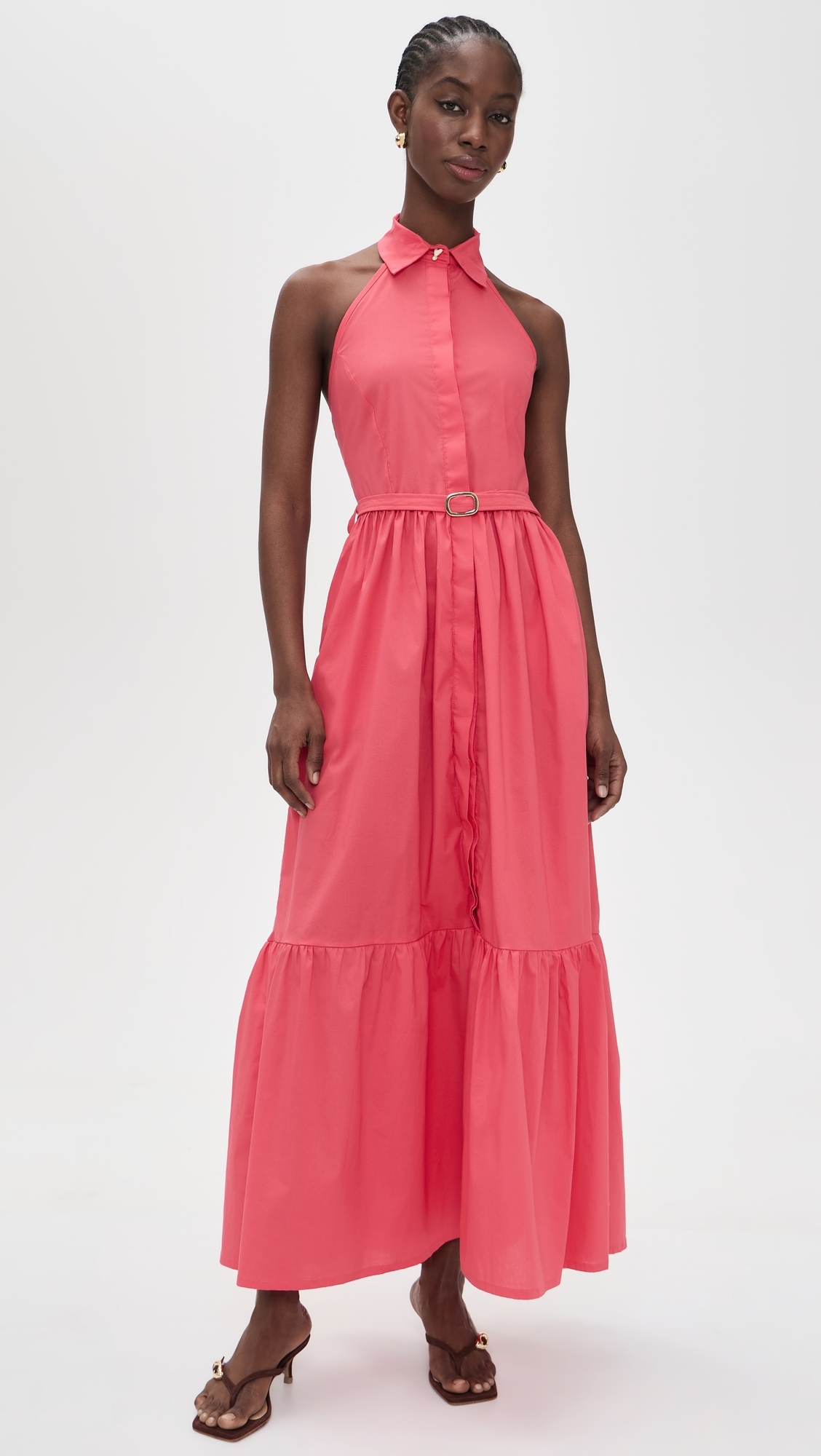 The Horizon Dress Salmon